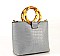 FASHION ACETATE HANDLE CROSS BODY BAG