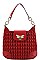 INSECT ACCENT STYLISH PATTERN SHOULDER BAG