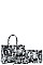 3IN1 TRENDY OBAMA PRINT ART SATCHEL CROSS BODY AND WALLET SET