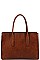 2IN1 STYLISH MULTI TONE SATCHEL WITH LONG STRAP