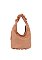 Ruched Handle Shoulder Bag Hobo