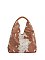 Calf Hair Cow Printed Shoulder Bag