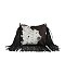 Calf Hair Cow Printed Fringe Crossbody Bag