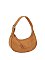 Faux Suede Shoulder Bag