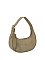 Faux Suede Shoulder Bag