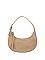 Faux Suede Shoulder Bag