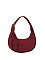 Faux Suede Shoulder Bag