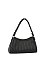 Braided Handle Woven Shoulder Bag