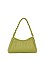 Braided Handle Woven Shoulder Bag