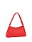 Braided Handle Woven Shoulder Bag