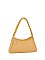 Braided Handle Woven Shoulder Bag