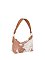Calf Hair Cow Printed Bucket Shoulder Bag