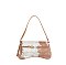 Cow Calf Hair Flap Shoulder bag