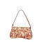 Printed Calf Hair Flap Shoulder bag