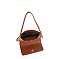 Printed Calf Hair Flap Shoulder bag