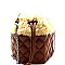 Fur-top Quilted Bucket Draw string Fashion Shoulder Bag