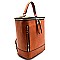 JY0132-LP Zipper-top Boxy Fashion Backpack