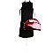 2-Way Half-Moon Gradated Leopard Patent Satchel Wallet SET