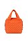 Puffy Quilted Nylon Satchel