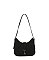 Faux Suede Shoulder Bag