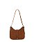 Faux Suede Shoulder Bag
