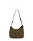 Faux Suede Shoulder Bag
