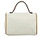 TRENDY STYLISH STRAW TEXTURE BAGUETTE BAG
