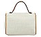 TRENDY STYLISH STRAW TEXTURE BAGUETTE BAG