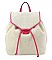 FASHION STRAW TEXTURE CUTE DESIGN BACKPACK