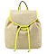 FASHION STRAW TEXTURE CUTE DESIGN BACKPACK