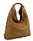 FASHION TREND PLAIN CHECKER DESIGN HOBO BAG