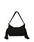 Faux Suede Fringe Shoulder Bag