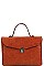 2IN1 DESIGNER MODERN SQUARE SATCHEL WITH MATCHING WALLET