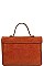 2IN1 DESIGNER MODERN SQUARE SATCHEL WITH MATCHING WALLET