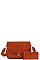 2IN1 DESIGNER CROSS BODY SHOULDER BAG WITH MATCHING WALLET