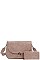 2IN1 DESIGNER CROSS BODY SHOULDER BAG WITH MATCHING WALLET