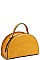 2 IN 1 SEMI CIRCLE SATCHEL WITH MATCHING WALLET