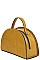 2 IN 1 SEMI CIRCLE SATCHEL WITH MATCHING WALLET