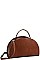 DESIGNER SEMI CIRCLE SATCHEL WITH LONG STRAP