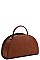 DESIGNER SEMI CIRCLE SATCHEL WITH LONG STRAP
