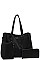 3IN1 STYLISH SATCHEL COIN PURSE AND MATCHING WALLET SET