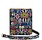 MULTI COLOR VIRAGO PYTHON PATTERN CROSSBODY BAG