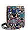 MULTI COLOR VIRAGO PYTHON PATTERN CROSSBODY BAG
