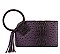 Ostrich Croc HandCuff Tassel Wristlet Clutch