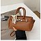 Small Size Bo-Tie Fashion Solid Color Satchel / Cross-Body