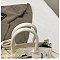 Small Size Bo-Tie Fashion Solid Color Satchel / Cross-Body