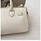 Small Size Bo-Tie Fashion Solid Color Satchel / Cross-Body