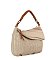 Laser Cut Printed Shoulder Bag Hobo