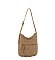 Fashion Stripe Quilted Shoulder Bag Hobo