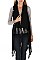 Pack of (6 Pieces) Stylish Fringe Cardigan